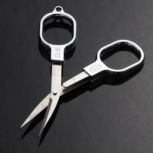 日美家用不锈钢折叠剪刀可伸缩迷你小剪子便携式钓鱼旅行剪刀5020