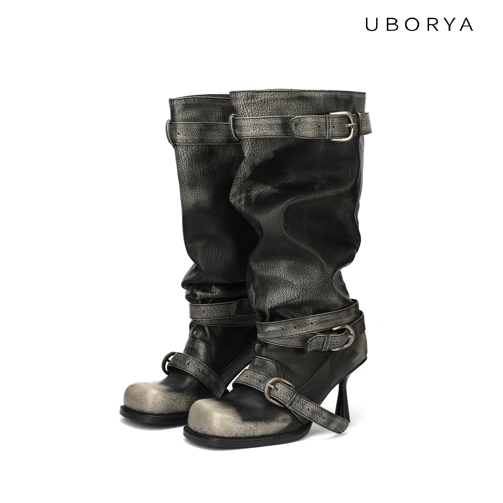 [新品上线]复古西部堆堆圆头靴