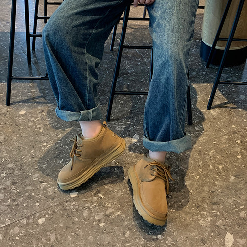 TGG团呱呱雪地靴男款新款U棉鞋