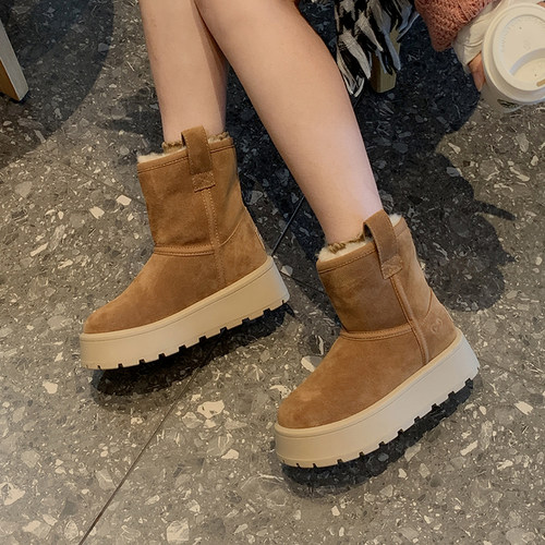 TGG团呱呱雪地靴女款新款U棉鞋