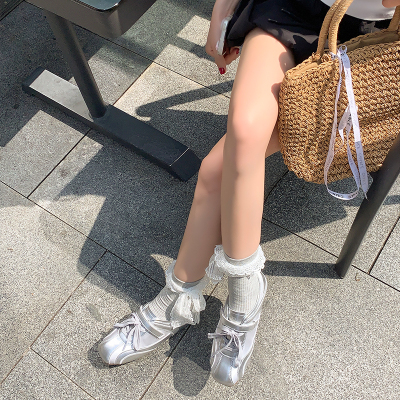 YOUNGER LURE芭蕾德训鞋女款2026新款厚底增高显脚小潮酷轻便软底