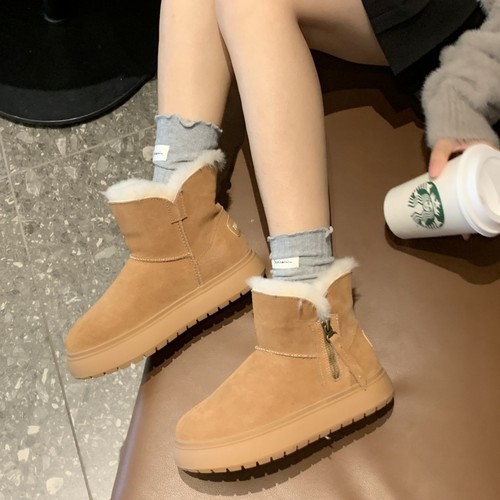 TGG团呱呱雪地靴女款新款U棉鞋