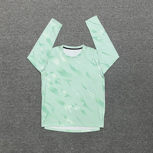 体育速干长袖 田径打底T恤投篮运动健身透气篮球男女跑步 训练美式