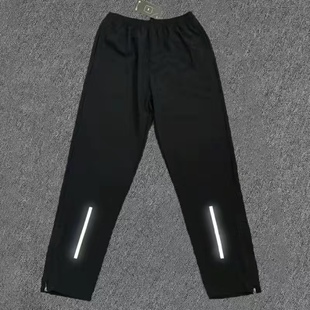 田径体育生训练长裤男速干透气反光拉链裤秋季健身跑步户外运动裤