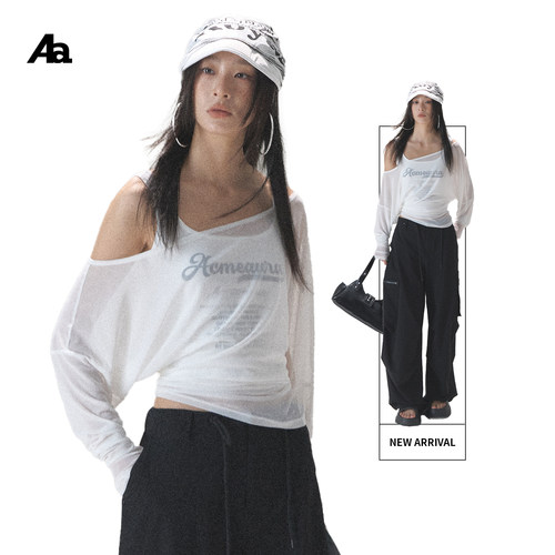 防晒罩衫薄纱上衣网纱上衣