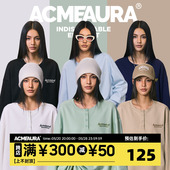 六色休闲圆领长袖 ACMEAURA 女 T恤宽松上衣打底衫