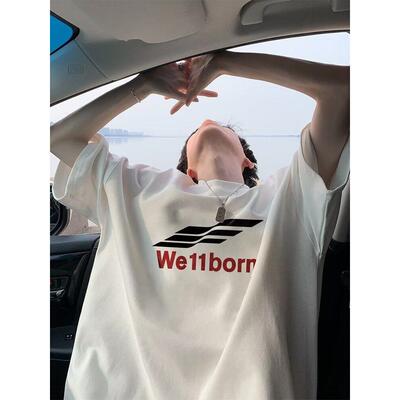 美式微喇叭迷彩牛仔裤男夏季薄款修身裤子显瘦加长复古弯刀工装裤