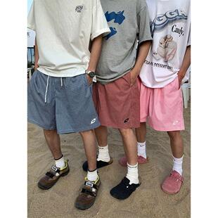 短裤 美式 男潮牌薄款 设计感小众宽松大码 子 夏季 运动休闲五分裤 新款