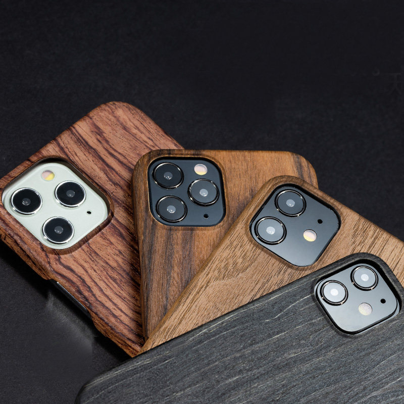 适用于苹果12 Pro Max胡桃花梨木质手机壳foriPhone12 Mini保护套 Yokoowood
