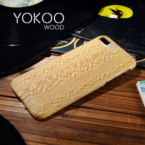 yokoowood适用苹果7超薄木质手机保护套外壳适用于Foriphone7plus防摔