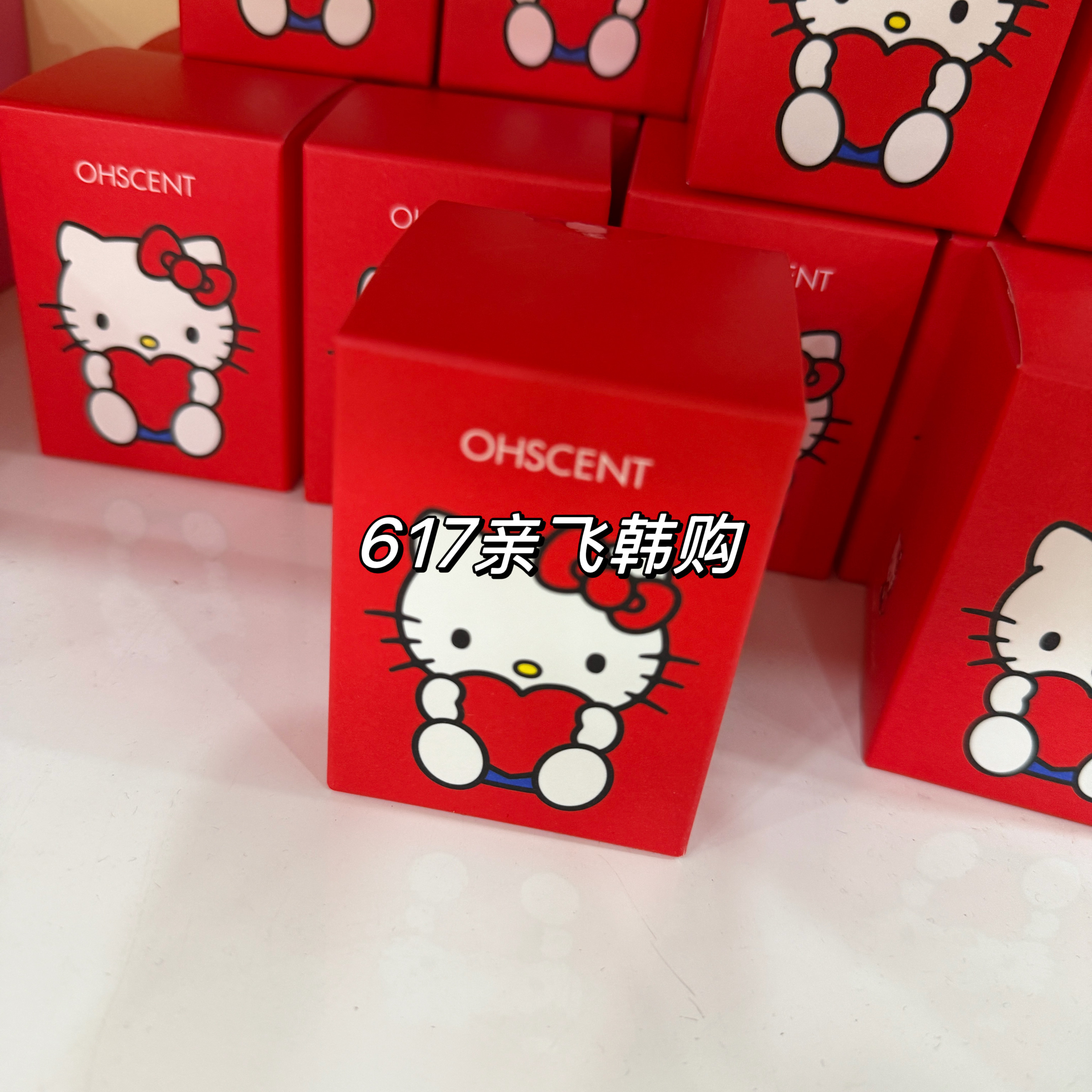 韩免正品ohscent凯蒂猫车挂香薰