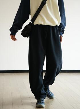 NBN 显瘦垂感香蕉裤小脚美式运动卫裤跳舞休闲裤子情侣宽松弯刀裤