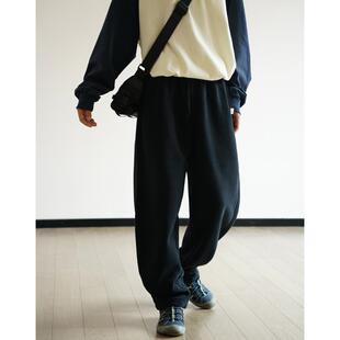 显瘦垂感香蕉裤 子情侣宽松弯刀裤 小脚美式 跳舞休闲裤 运动卫裤 NBN