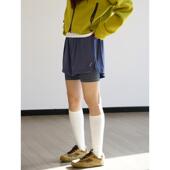 户外小个子女生跑步速干A字裤 NBN夏款 瑜伽运动短裤 假两件露营溯溪