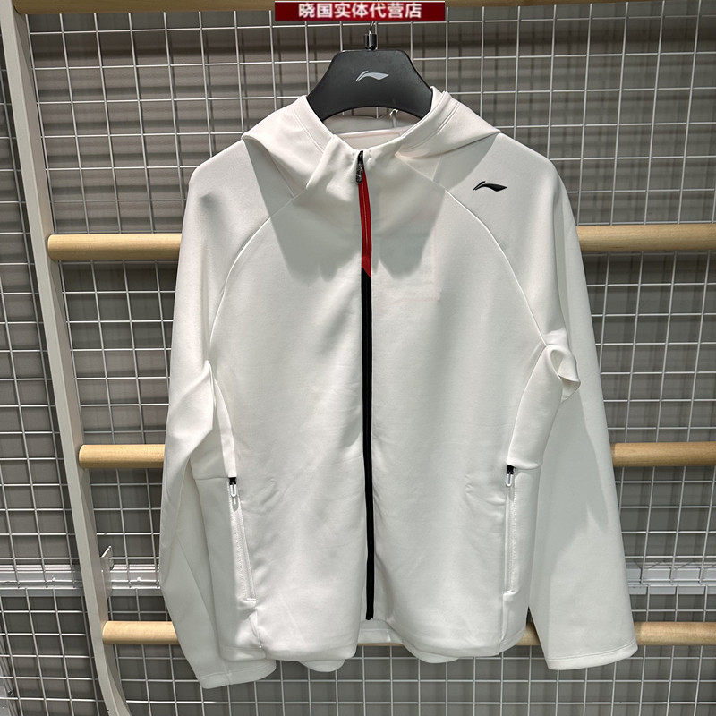 李宁运动卫衣2026春季新款健身系列女子针织时尚连帽外套AFDW770