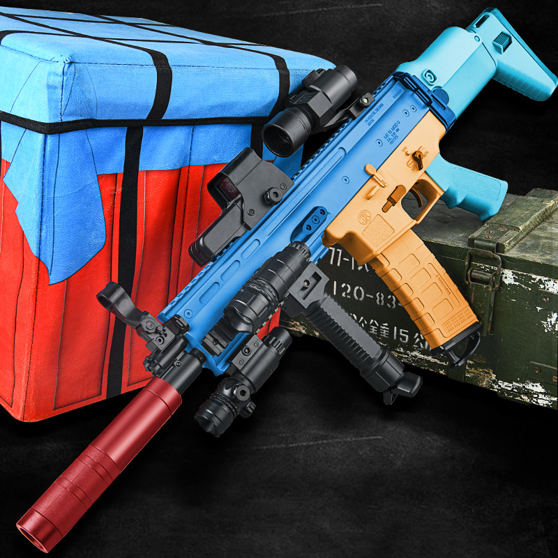 锦明8代二代scar连发电动男孩成人专用可以发射cs对战软弹模型水