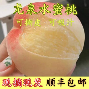【顺丰包邮】四川龙泉驿水蜜桃新鲜水果水蜜桃软桃水蜜桃大果