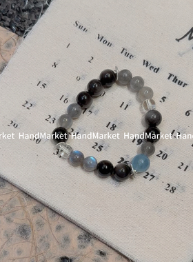 925银手链 JIUJIU【云间月同款手串】通勤百搭简约手串装饰品0307