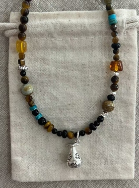 链子925银 JIUJIU【福到了】项链复古民族百搭时尚手工0102