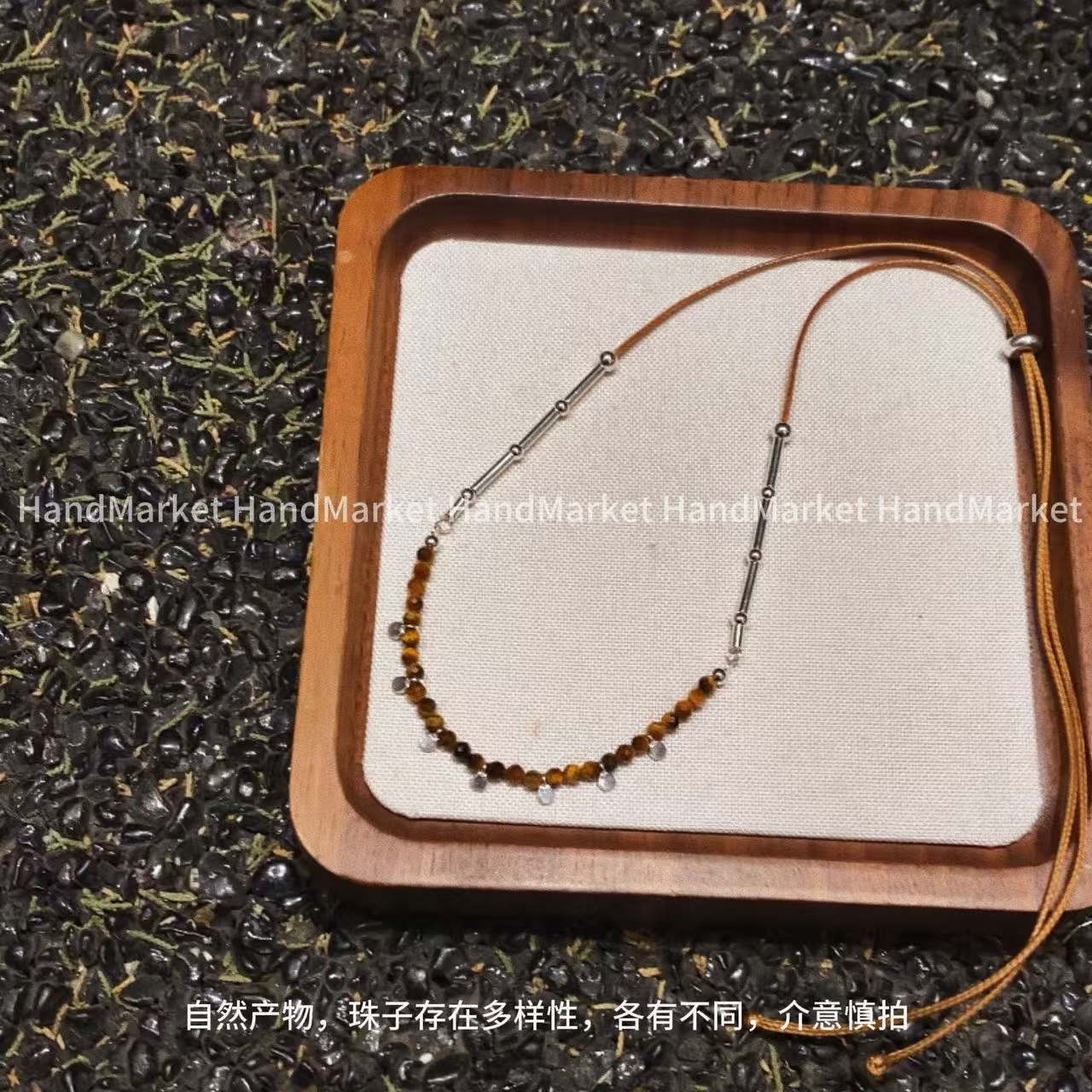 吊坠925银 JIUJIU【原创抽拉银片虎虎多戴项链 】复古气质法式112