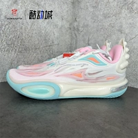 Li Ning 23 New Wade City 11V2 Shock -Absorbing Non -Slip Back -Wear -устойчивый баскетбольный конкурс обувь белый порошок abat053
