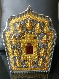 藏族藏饰品藏民族用品箱男女款结婚演出佩戴藏袍配饰嘎乌盒精品