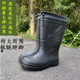 胖子雨鞋 水靴厚底秋冬内胆胶鞋 男粗腿穿雨靴特大筒围加肥大码 时尚