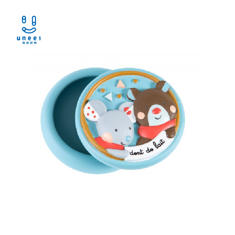 moulinroty乳牙盒法国环保树脂