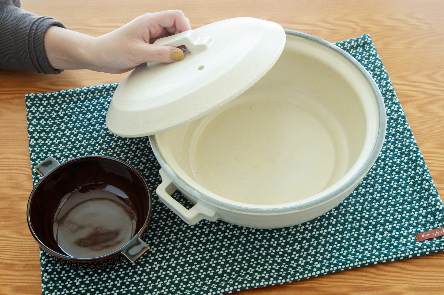 日本简约厨房耐热陶瓷万古烧高温