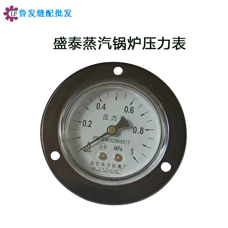 盛泰蒸汽锅炉压力表蒸汽气压表锅炉配件
