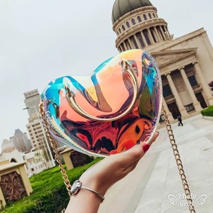 女士休闲小斜挎包迷你链条包人气新款百搭ins学生果冻手提单肩包