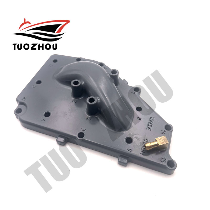 船外机2冲30马力适用于雅马哈推进器发动机排气外盖 61N-41123-00