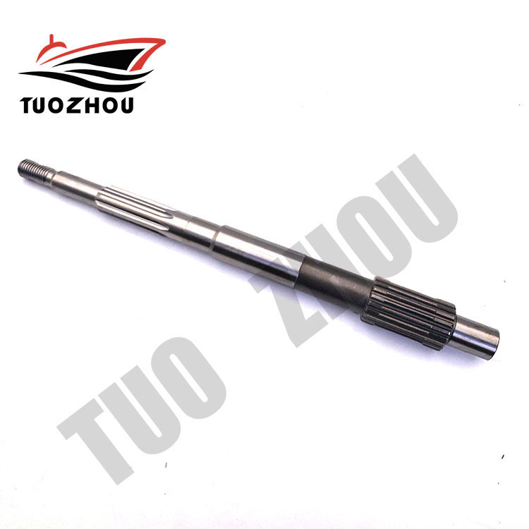 适用于雅马哈船外机配件4冲F8-20马力 2冲9.9-15HP马力螺旋桨轴