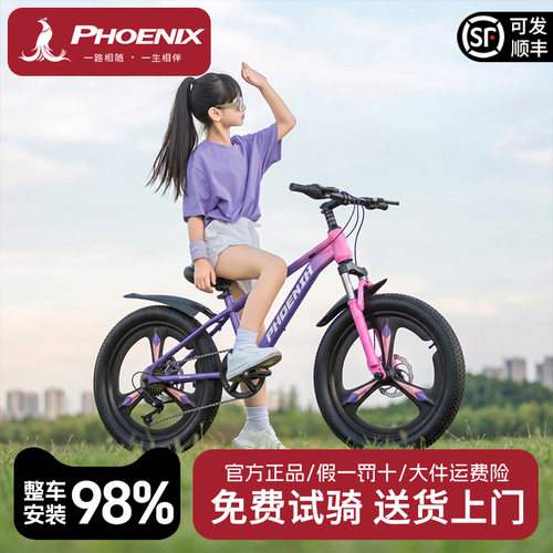 新款凤凰2026儿童变速山地车