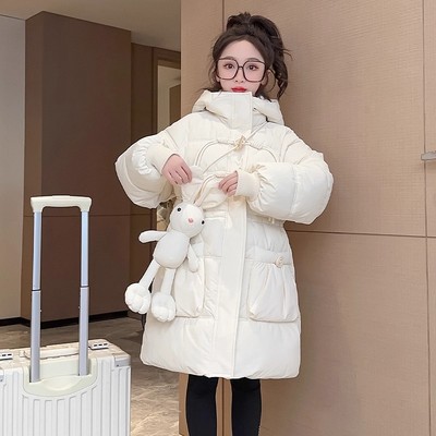 女大童棉服冬装2025新款