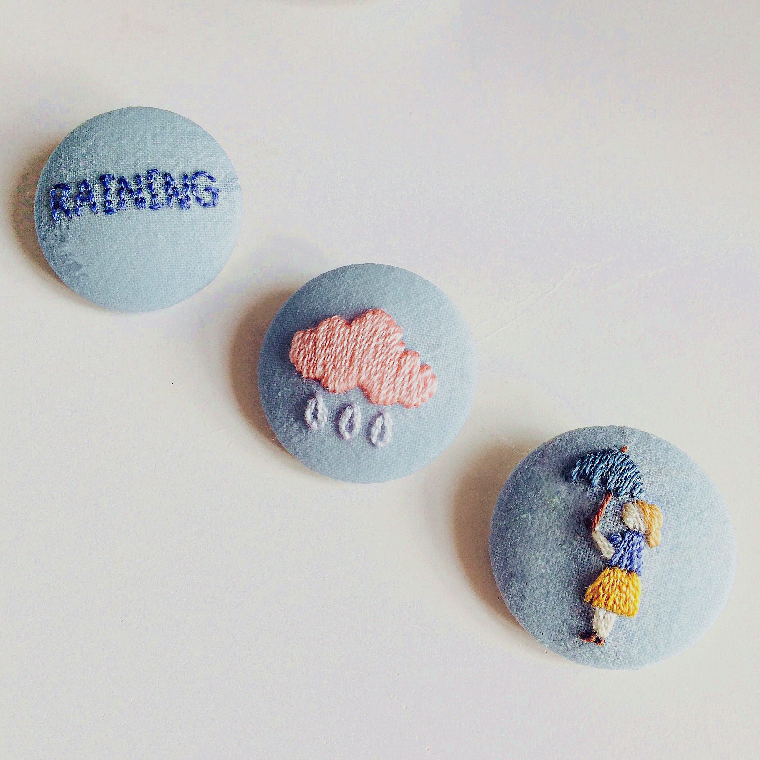 小仙女raining胸针 欧式刺绣diy 材料包