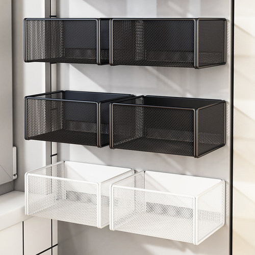 冰箱贴磁铁磁吸置物架磁性2024年新款挂篮多功能创意收纳盒金属筐