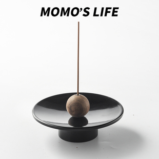 创意简约香插香托香插家用室内小众香薰线香底座香碟熏香炉摆件