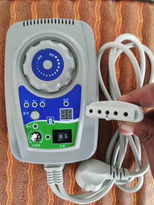 玉石床垫温控器调节器开关硅胶线单控五孔