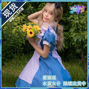 余弦家欧美女仆装cosplay日系爱丽丝黑色女佣cos服软妹洋装连衣裙