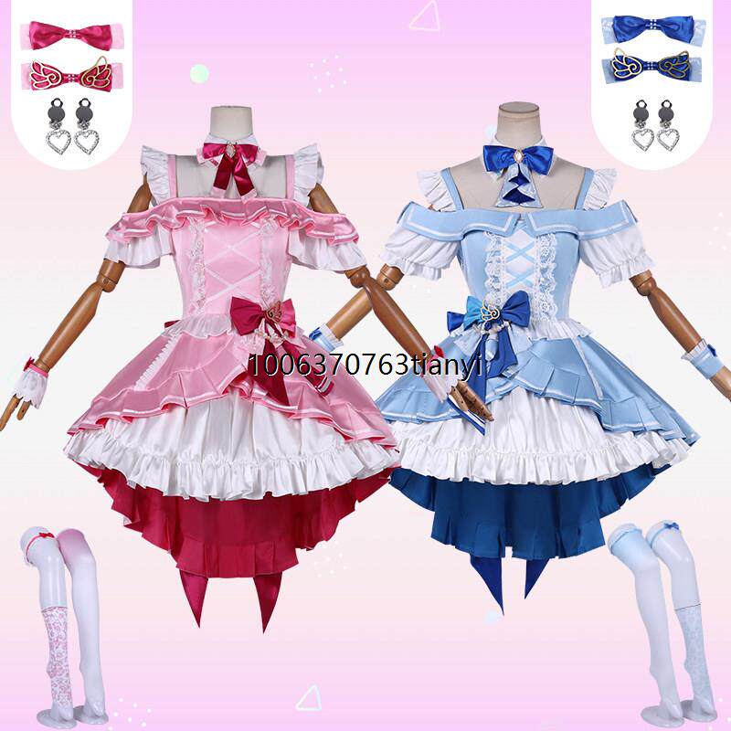 LoveLive缪水联动cos服津岛善子南小鸟打歌服缪斯水团COSPLAY服装 - 实物图