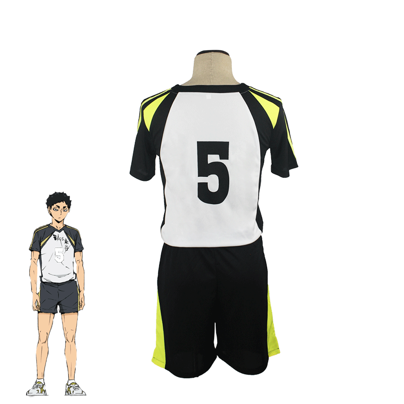 排球少年cos服 枭谷cos排球部高校队服枭谷4号 5号球队服