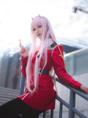 Darling in the Franxx/DFXX队02cos鹤望兰cosplay动漫服装女