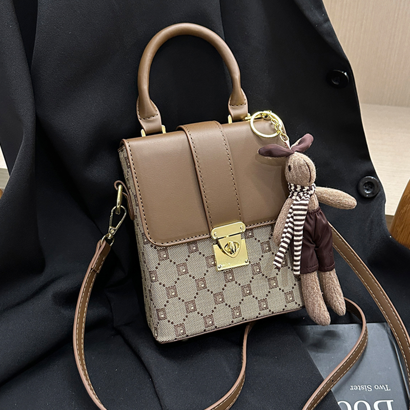 邦妮手提斜挎包定型盒子包