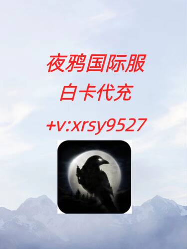 夜鸦国际服代充 night crows充值 港台服 礼包 月卡 钻石 通行证