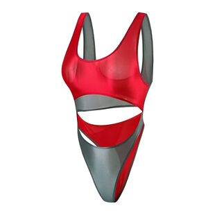 高级感连体泳装 爆款 漏肚显瘦高级感游泳衣 2025新款 泳衣女款