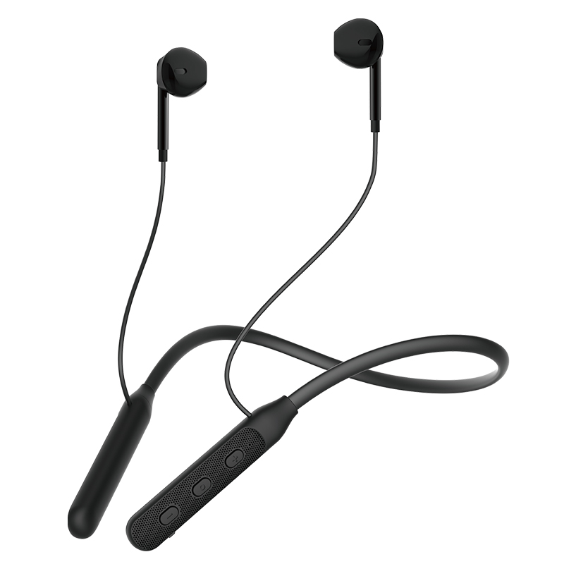 迪沃DEVIA 蓝牙耳机颈挂式挂脖防水半入耳音乐适用于苹果安卓手机