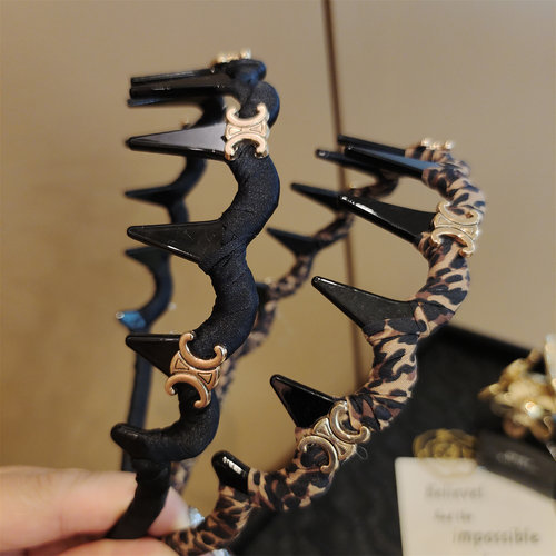 带齿发箍防滑碎发压发卡