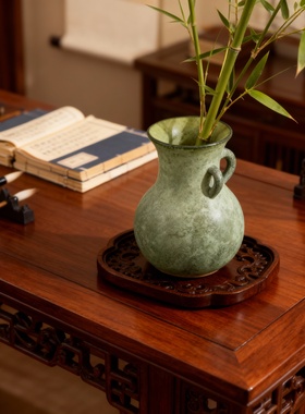 中式陶瓷插花花瓶装饰品