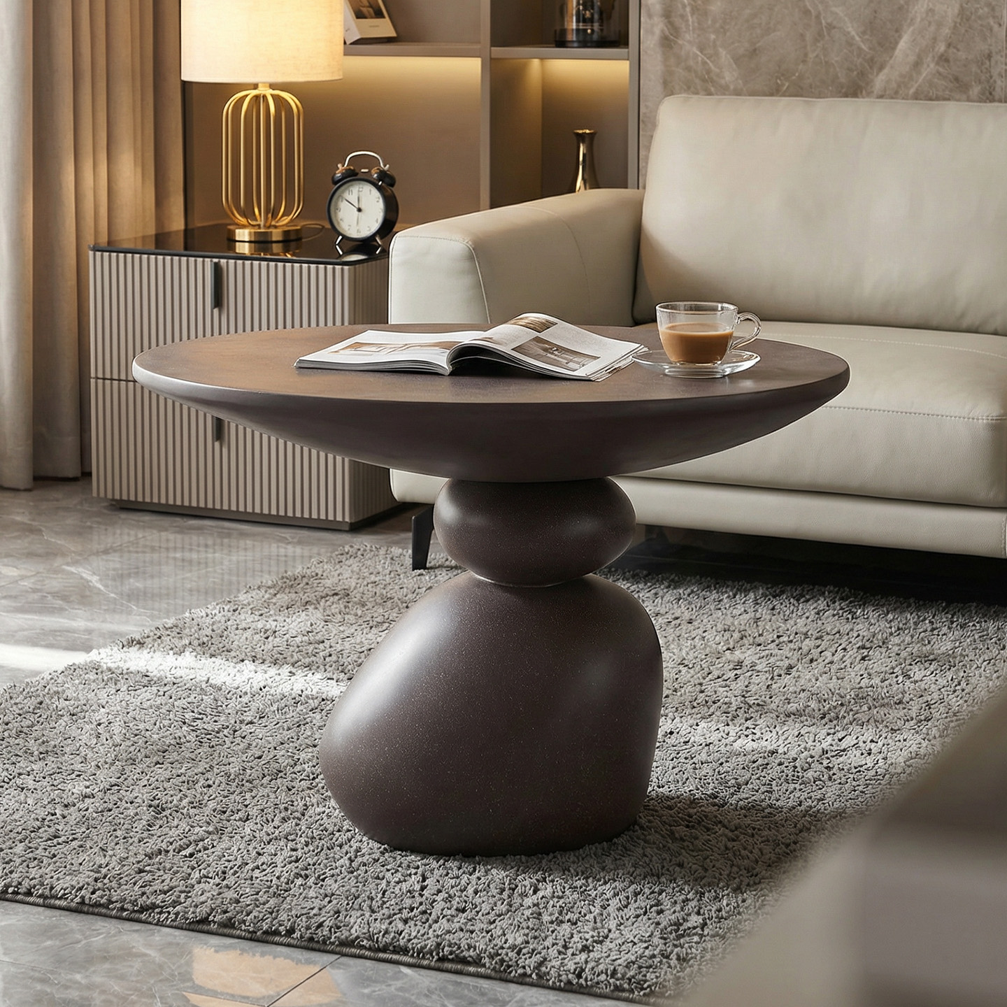 意式极简中古风茶几边几摆件